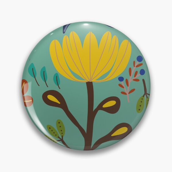 Item preview, Copy of Playful botanical pattern designed and sold by myinkcolour.