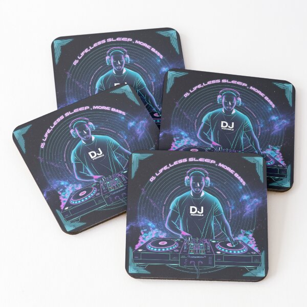 Item preview, DJ Life | Less Sleep, More Bass designed and sold by DJ-Portable.