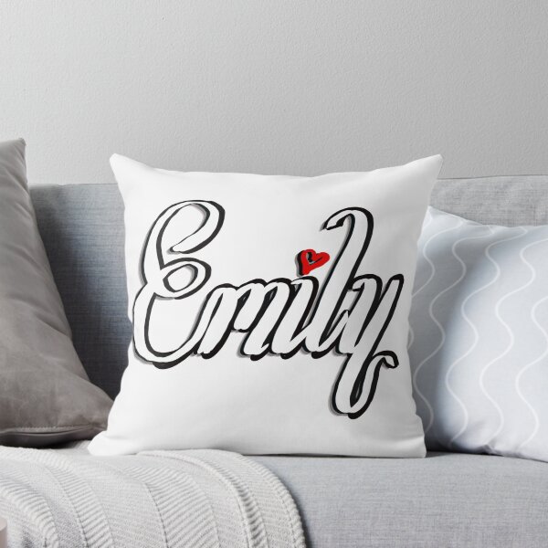 Item preview, Emily popular girls first name in white. Personalized personalised customised Emily designed and sold by Artonmytee.