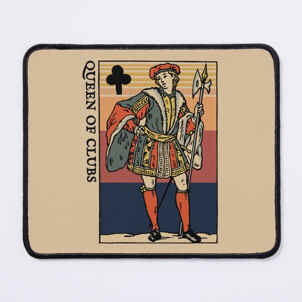 Item preview, Playing Card Queen of Clubs designed and sold by KewaleeTee.