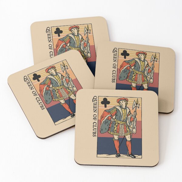 Item preview, Playing Card Queen of Clubs designed and sold by KewaleeTee.