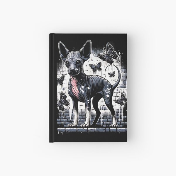 Item preview, Xoloitzcuintli_Urban_Art_Mariposa_04 - Arte callejero único de Xoloitzcuintli designed and sold by Xolo Merch.