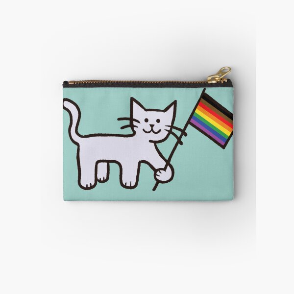 Item preview, POC Pride Flag Cat designed and sold by sunlucky.