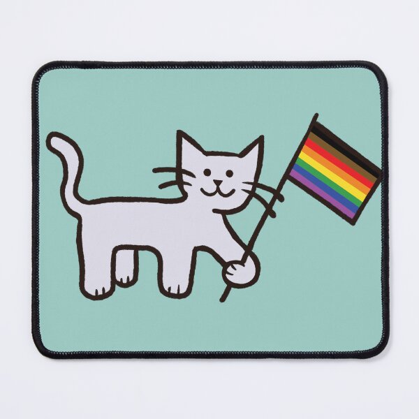Item preview, POC Pride Flag Cat designed and sold by sunlucky.