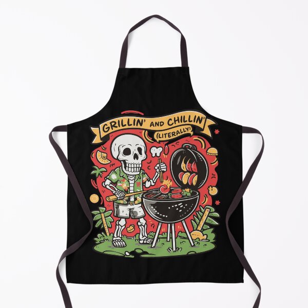 Item preview, Summer Vacation - Skeleton Grillin' and Chillin' designed and sold by BNCH44.