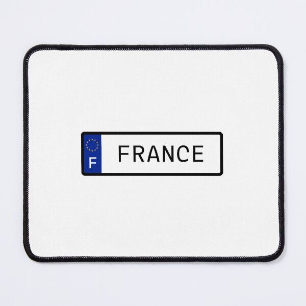 Item preview, France EU Number Plate designed and sold by PatchMerch.