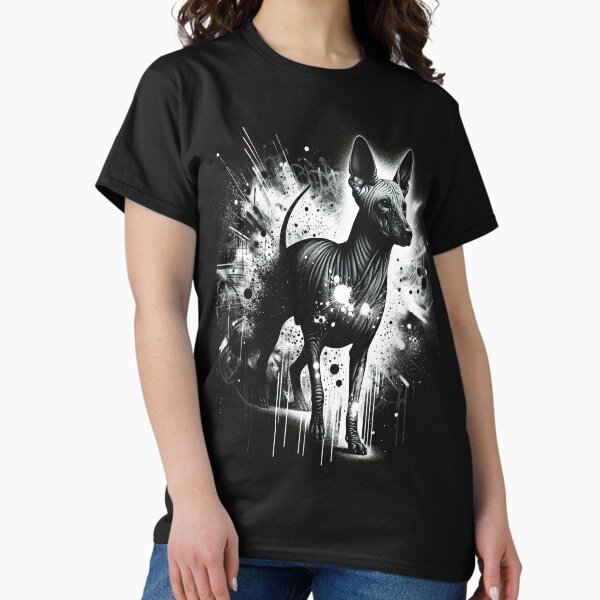 Item preview, Xoloitzcuintli_Urban_Art_Mariposa_06 - Arte callejero único de Xoloitzcuintli designed and sold by Xolo Merch.