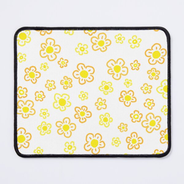 Item preview, Yellow Five Petal Flowers designed and sold by NurseLauraDraws.