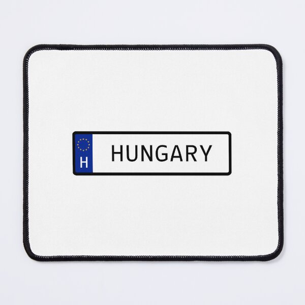 Item preview, Hungary EU Number Plate designed and sold by PatchMerch.