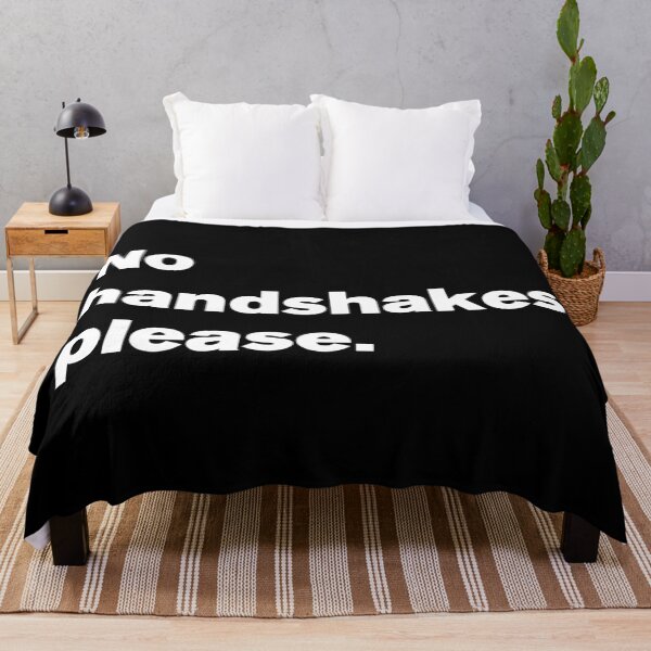 Item preview, No Handshakes Please 2 - Text designed and sold by Vector-Artist.