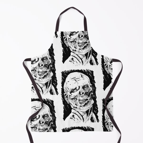 Item preview, Black pen zombie illustration designed and sold by Arthur Loeuil.