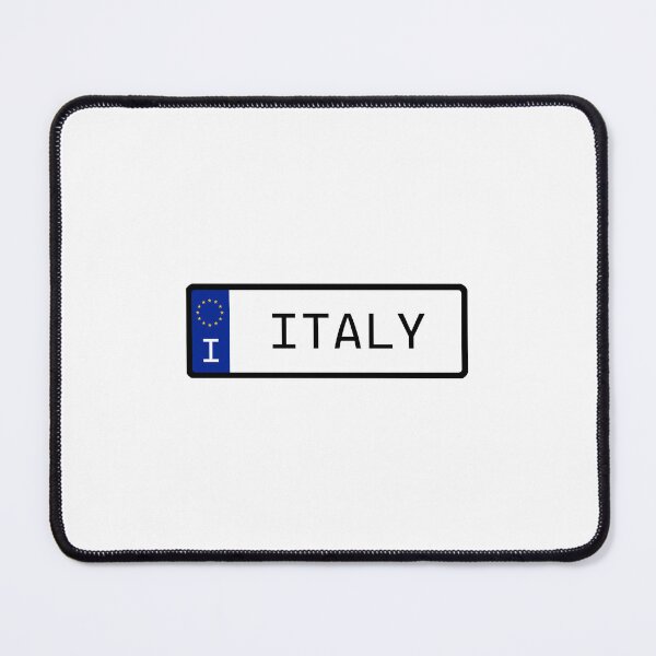 Item preview, Italy EU Number Plate designed and sold by PatchMerch.