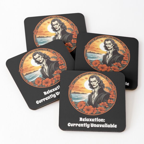 Item preview, Workaholic Vampire that can't Enjoy Vacation - Relaxation Unavailable designed and sold by Ridiculam Toga.