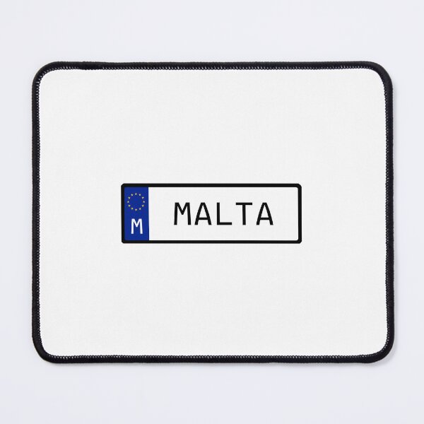 Item preview, Malta EU Number Plate designed and sold by PatchMerch.