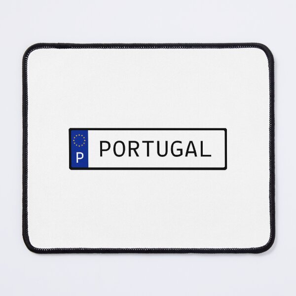 Item preview, Portugal EU Number Plate designed and sold by PatchMerch.