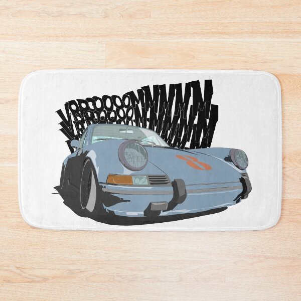 Item preview, Grey blue anime style sports car designed and sold by m-yoga-store.