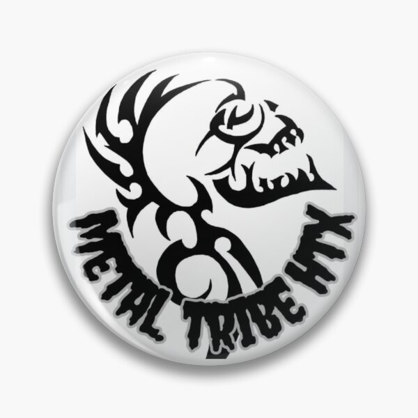 Item preview, Unit 713 Metal Tribe HTX White Skull 1 designed and sold by Unit713-Shop.