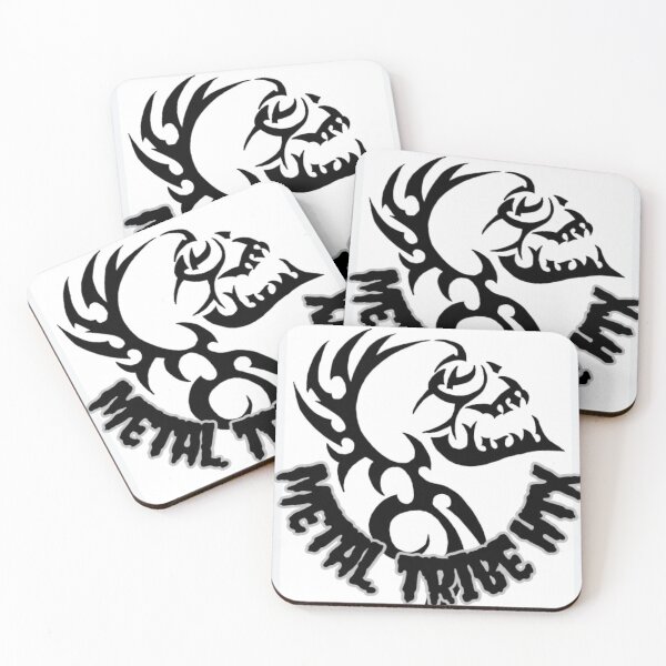 Item preview, Unit 713 Metal Tribe HTX White Skull 1 designed and sold by Unit713-Shop.