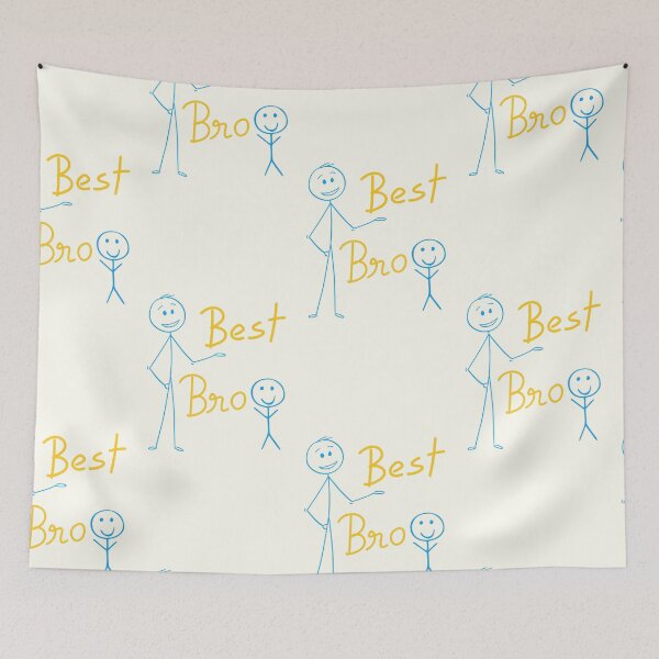 Item preview, Best bro line draw designed and sold by NurzZz73.