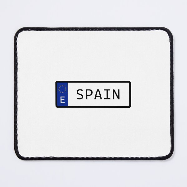 Item preview, Spain EU Number Plate designed and sold by PatchMerch.