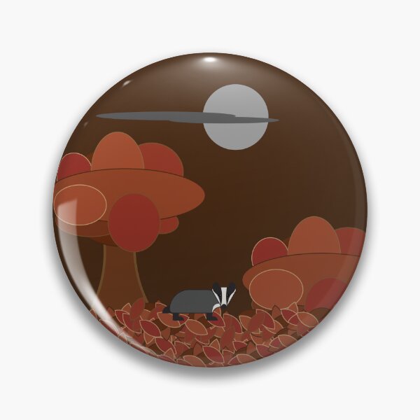 Item preview, Woodland Badger at Midnight designed and sold by Cosmic-Fandom.