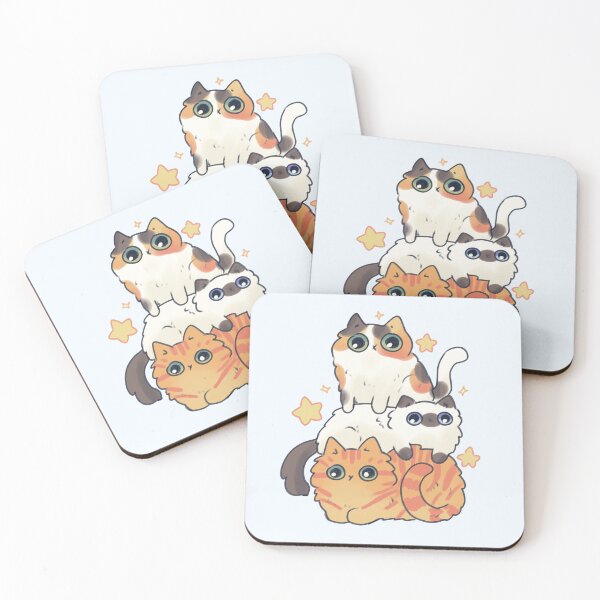 Item preview, Cute cats stack  designed and sold by Artofmayara.