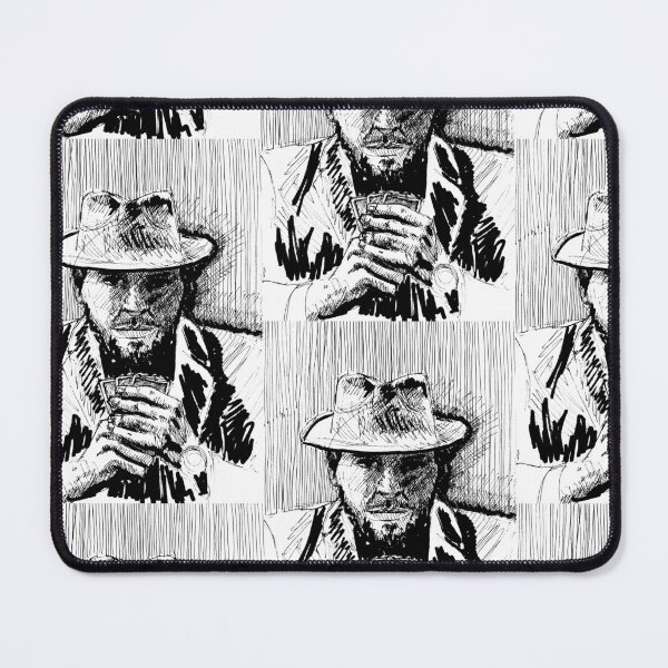 Item preview, Black pen poker player illustration designed and sold by Arthur Loeuil.