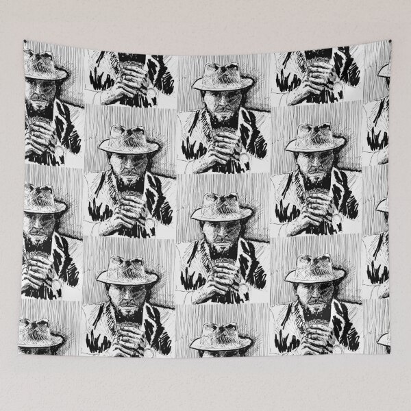 Item preview, Black pen poker player illustration designed and sold by Arthur Loeuil.