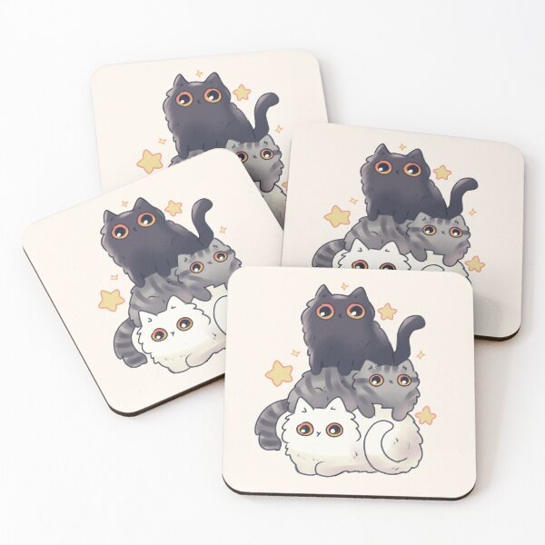 Item preview, Cute cats stack  designed and sold by Artofmayara.