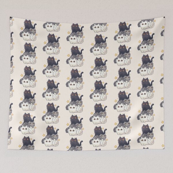 Item preview, Cute cats stack  designed and sold by Artofmayara.