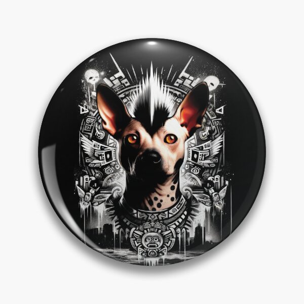Item preview, Xoloitzcuintli_Urban_Art_Mariposa_10 - Unique Street Art of Xoloitzcuintli designed and sold by Xolo Merch.
