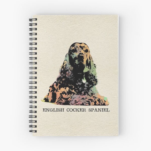 Item preview, English Cocker Spaniel Dog Digital Art designed and sold by k9printart.