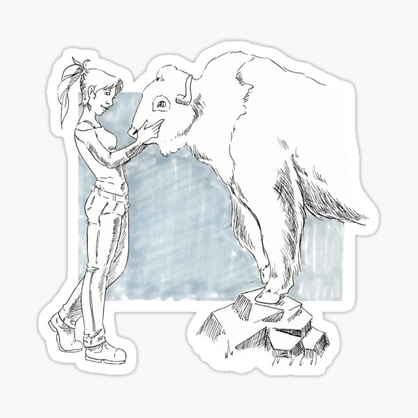 Buffallo Whisperer Sticker