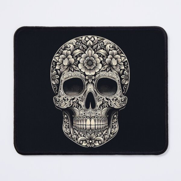 Item preview, Fantasy B & W Sugar Skull designed and sold by GaborSkeleton.