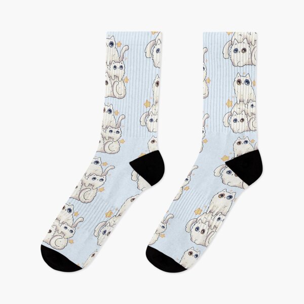 Item preview, White cats stack  designed and sold by Artofmayara.