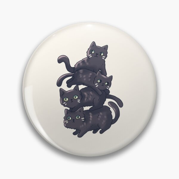 Item preview, Cute Black cats stack  designed and sold by Artofmayara.