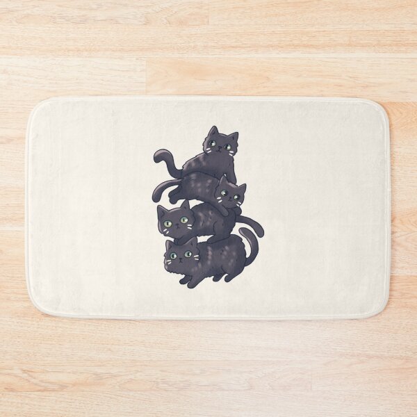 Item preview, Cute Black cats stack  designed and sold by Artofmayara.