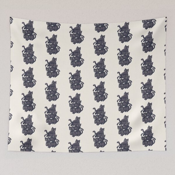 Item preview, Cute Black cats stack  designed and sold by Artofmayara.