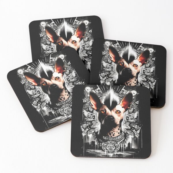 Item preview, Xoloitzcuintli_Urban_Art_Mariposa_10 - Unique Street Art of Xoloitzcuintli designed and sold by Xolo Merch.