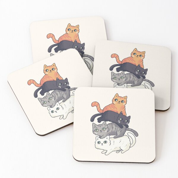Item preview, Cute cats stack  designed and sold by Artofmayara.