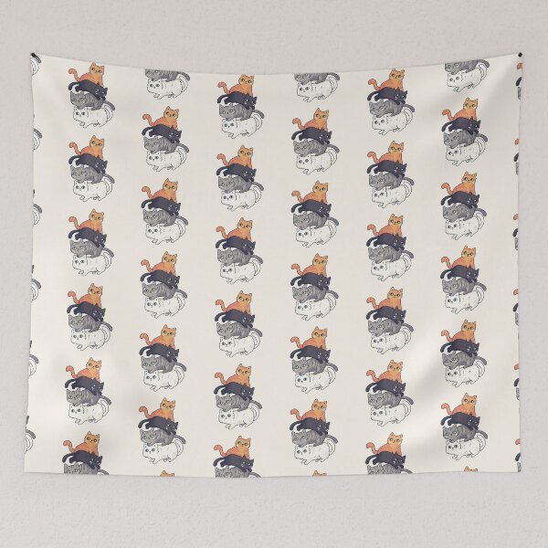 Item preview, Cute cats stack  designed and sold by Artofmayara.