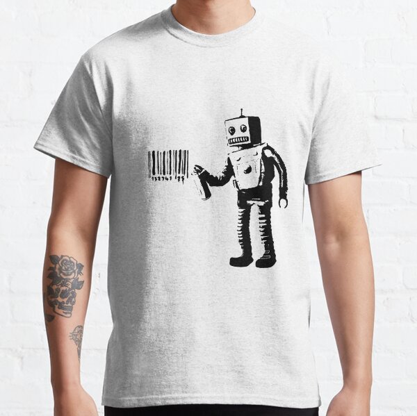 Banksy - Robot Classic T-Shirt