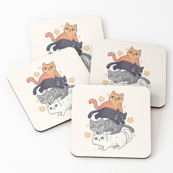 Item preview, cats illustration stack  designed and sold by Artofmayara.