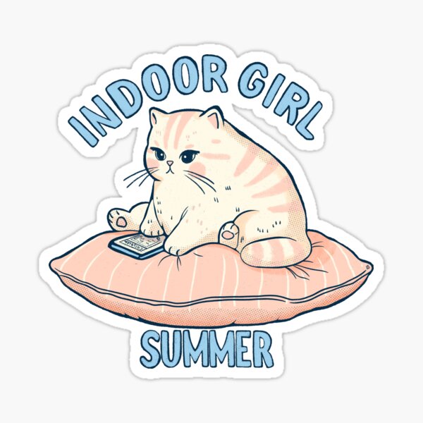 Item preview, Indoor Girl Summer designed and sold by Itouchedabee.