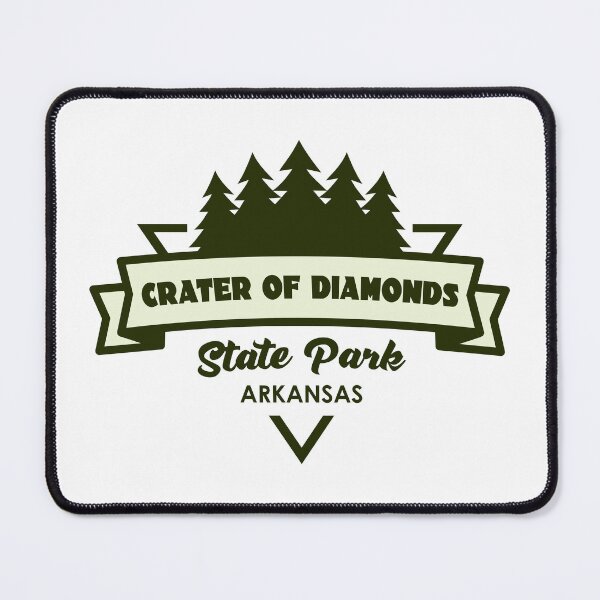 Item preview, Crater of Diamonds State Park Arkansas Trees And Ribbon designed and sold by bivenart.