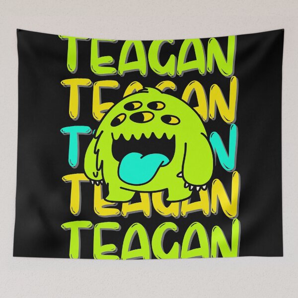 Item preview, Teagan Name Teagan Gift Funny Monster designed and sold by CyberArtistOne.