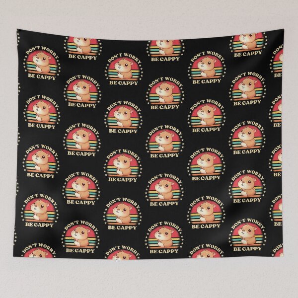 Item preview, Don't Worry Be Cappy designed and sold by dooddles.