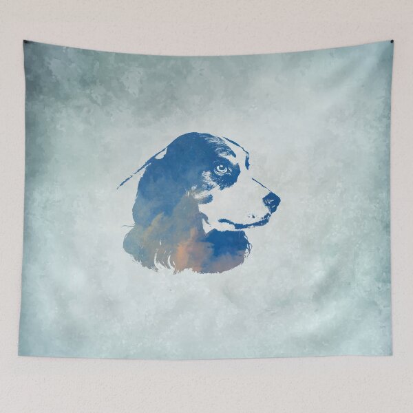 Item preview, English Cocker Spaniel Dog Digital Art designed and sold by k9printart.