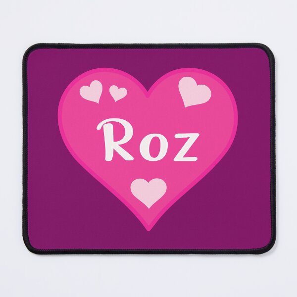 Item preview, Roz Name Pink Heart designed and sold by Jeallan Designs.