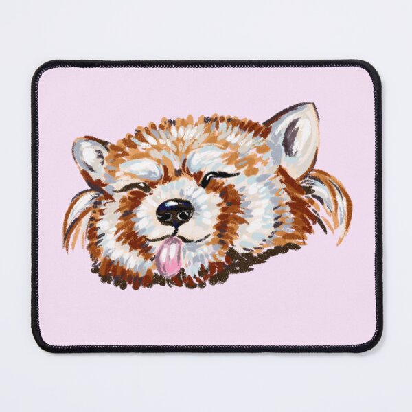 Item preview, Red Panda Sticking Her Tongue Out designed and sold by NurseLauraDraws.